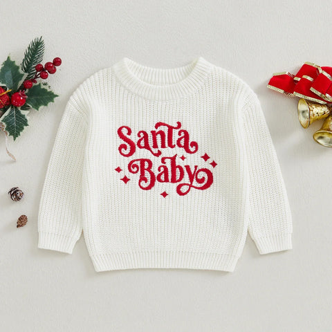 Santa Baby Pullover für Kinder - Festliche Wärme