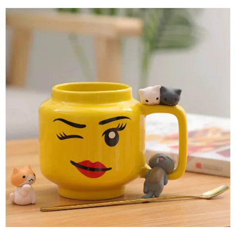 Keramische Tasse - Verspieltes Trinkerlebnis für Jedermann