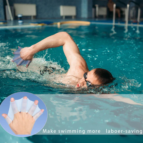 Schwimm-Handflossen für Erwachsene und Kinder – Steigere deine Geschwindigkeit und Effizienz im Wasser
