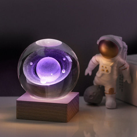 GalaxyGlow - 3D Kristallen Universum Dekorlampe