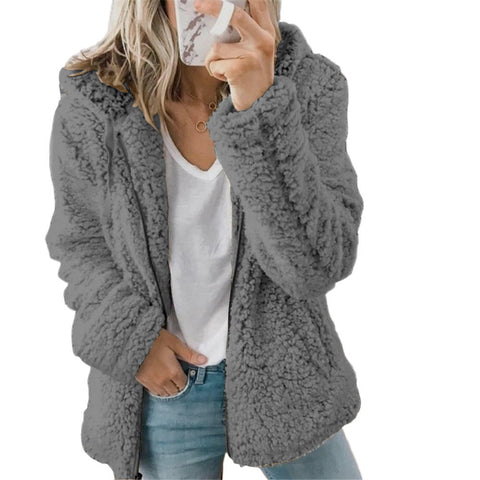 Emma Fluffy Hoodie für Damen - Bequeme Hoodie für kalte Tage