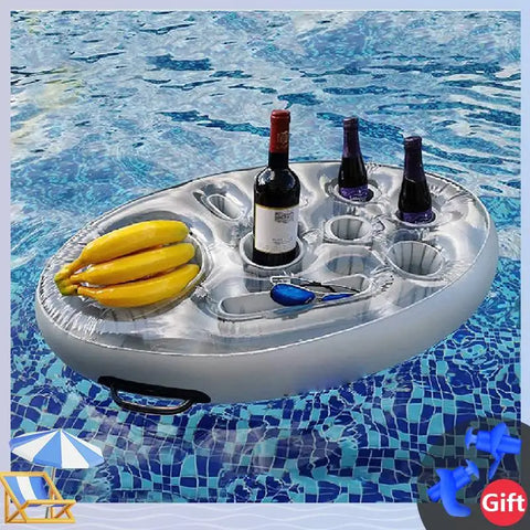 Aufblasbarer Pooltisch – Praktisch für Getränke und Snacks im Wasser