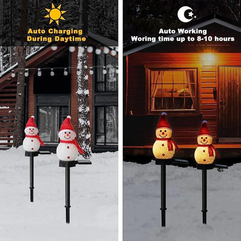 Weihnachts-Schneemann-Lampen - Verzaubernde Beleuchtung für eine festliche Atmosphäre