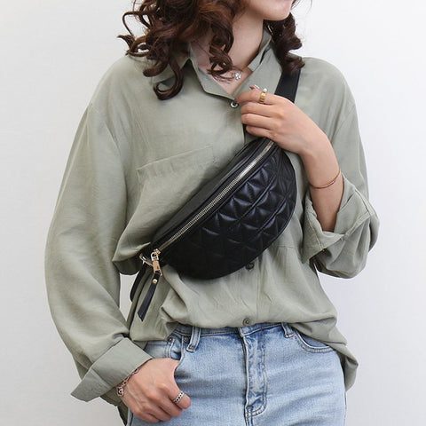 UrbanFlex Bag - Stilvolle Hüft- & Crossbody Tasche aus tierfreiem Leder