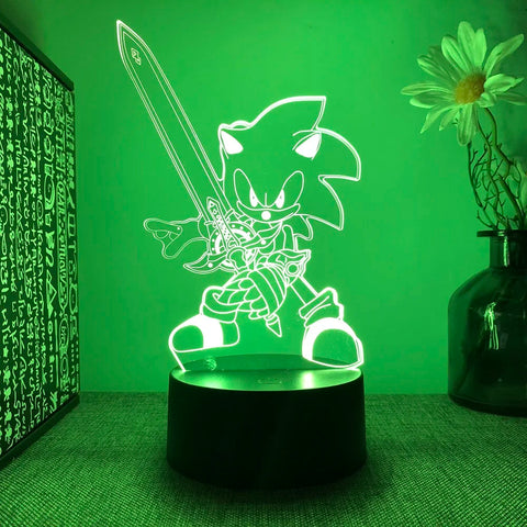 Sonic LED Lampe - Verspielte Beleuchtung für Gamer