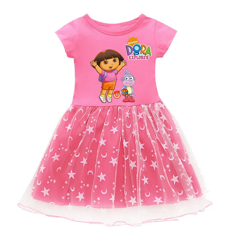 Dora die Entdeckerin Kleid – Perfekt für Partys, Geburtstage und Kostüme