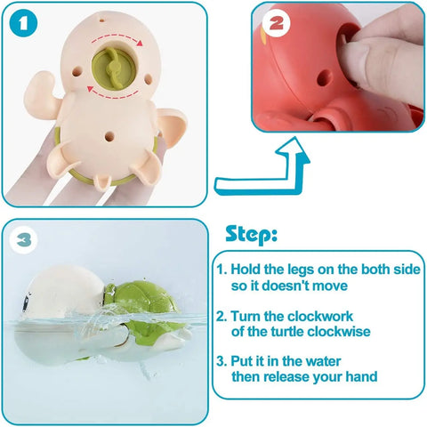 Schwimmfreund Schildkröte - Perfekter Spielkamerad für die Badewanne