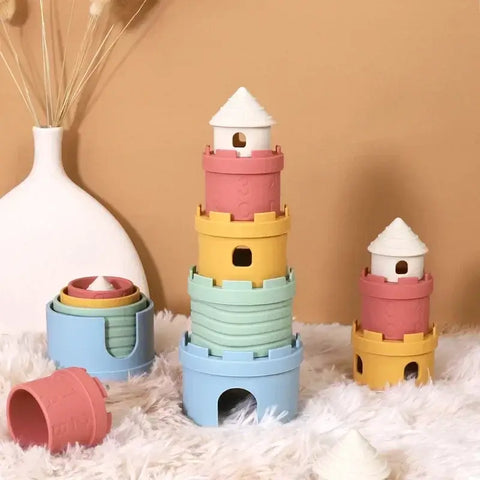 Bunte Kreativitäts-Stapelturm – Für Endlosen Bau-Spaß