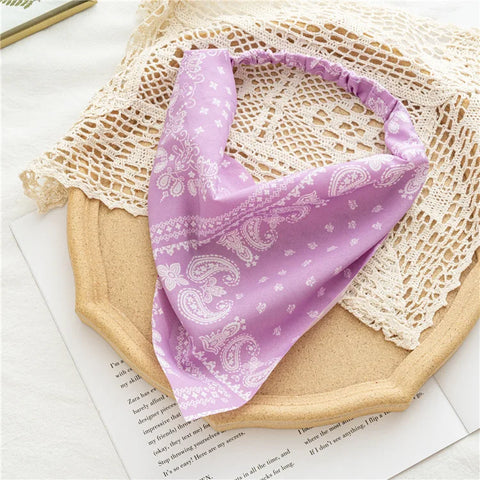 2022 Sommer Vintage Blumen Bandana – Stilvolle Haaraccessoires für Frauen und Mädchen