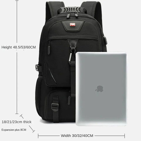 TechTrek Pro Explorer Rucksack – Geräumig und Clever Vernetzt