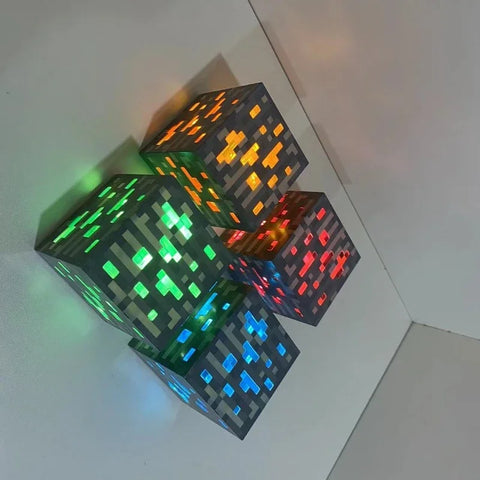Verspielte LED Blocklampen - Kreative Beleuchtung für Gamer