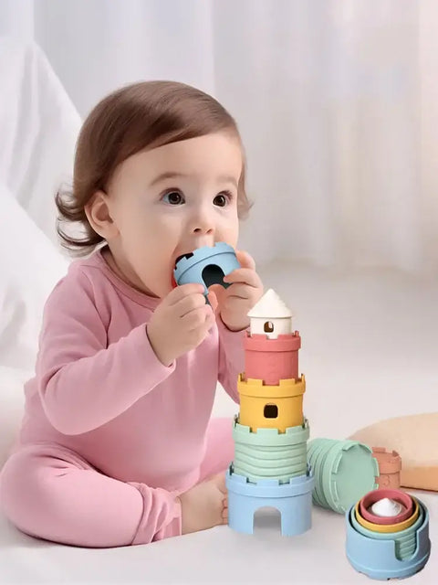 Bunte Kreativitäts-Stapelturm – Für Endlosen Bau-Spaß