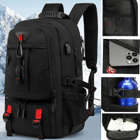 TechTrek Pro Explorer Rucksack – Geräumig und Clever Vernetzt