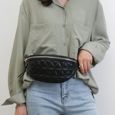 UrbanFlex Bag - Stilvolle Hüft- & Crossbody Tasche aus tierfreiem Leder