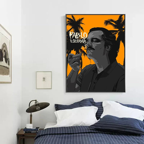 Pablo Escobar Gemälde - Ikonische Kunst für Zuhause