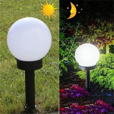 Solarbetriebene LED Gartenlampe - Energiesparend und Wetterfest für Außenbeleuchtung