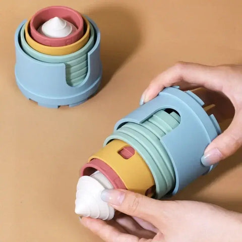 Bunte Kreativitäts-Stapelturm – Für Endlosen Bau-Spaß