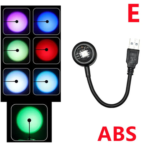 Bunte LED Nachtlampe - Stimmungsvolle Beleuchtung für Zuhause