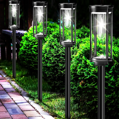 EcoGlow Solar Laterne – Wetterfeste Außenbeleuchtung mit Warm-LED-Licht
