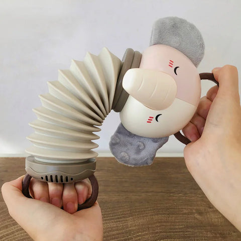 Tierische Akkordeon Rassel – Sensorischer Spielspaß für Babys