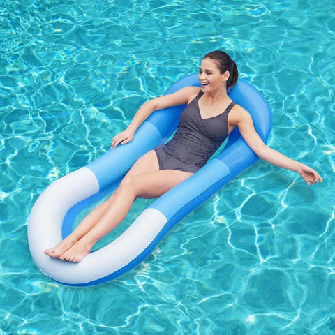 Luxe Aufblasbare Wasserhängematte - Komfortables Liegebett für Pool und Strand
