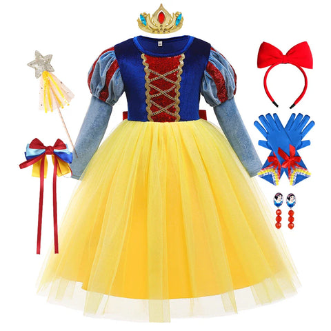 Sophia Verzauberndes Prinzessinnenkleid für Kinder - Magisches Cosplay-Outfit für Feste