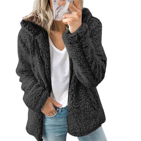 Emma Fluffy Hoodie für Damen - Bequeme Hoodie für kalte Tage
