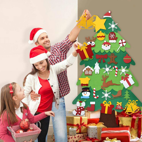 Filz Weihnachtsbaum für Kinder - Kreativ und Wiederverwendbar