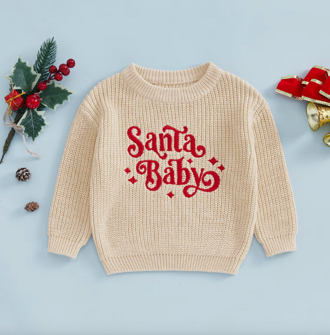 Santa Baby Pullover für Kinder - Festliche Wärme