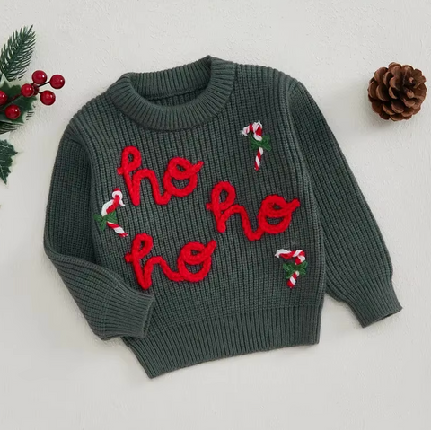 Ho Ho Ho Pullover für Kinder - Festliche Wärme