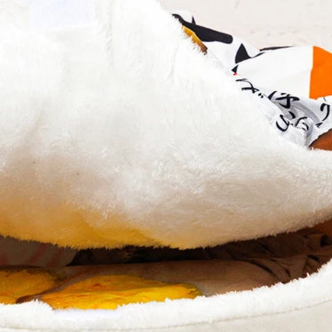 Gemütliches Ramen Katzenbett - Ein Bequemer Traum für Deine Katze
