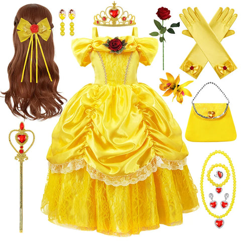 Luna Prinzessinnenkleid für Kinder – Verzauberndes und Elegantes Cosplay-Outfit