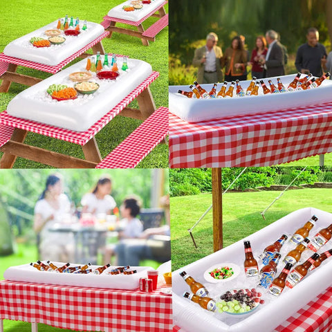 Aufblasbare Eisbar – Ideales Accessoire für Partys und Schwimmvergnügen