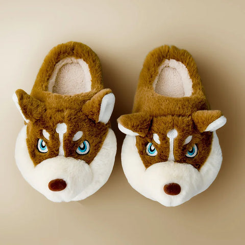Husky Kuschelschuhe – Für Wärme und Freude zu Hause