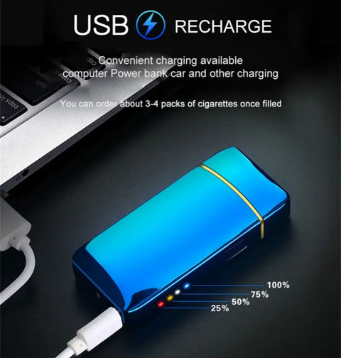 Elektronische winddichte Lichter – Wiederaufladbarer USB-Plasma-Feuerzeug