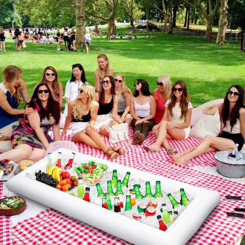 Aufblasbare Eisbar – Ideales Accessoire für Partys und Schwimmvergnügen