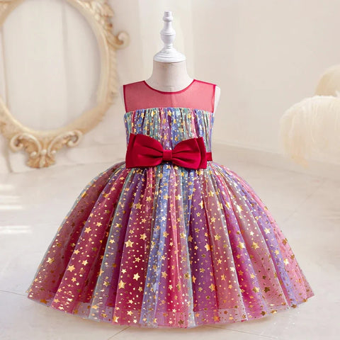 Lieveke Magische Tutu Kleid - Buntes Verzaubertes Kleid für Feste