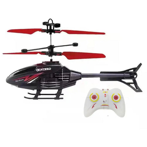 2-Kanal RC Hubschrauber – Fernsteuerbares Spielzeug für Kinder mit Aufladefunktion