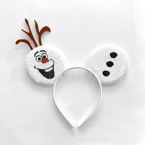 Frozen Haaraccessoires – Elsa und Anna Mickey Mouse Ohren Haarbänder für Mädchen