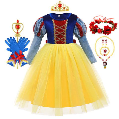 Sophia Verzauberndes Prinzessinnenkleid für Kinder - Magisches Cosplay-Outfit für Feste