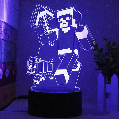 Vielfältige LED-Spielcharaktere Lampe - Verspielt Beleuchtung für Gamer