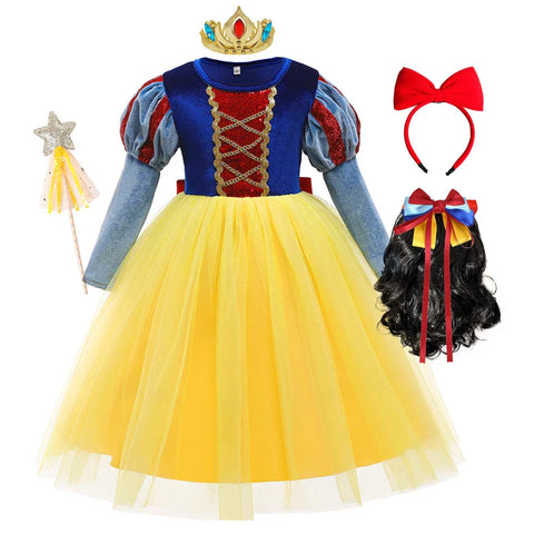 Sophia Verzauberndes Prinzessinnenkleid für Kinder - Magisches Cosplay-Outfit für Feste