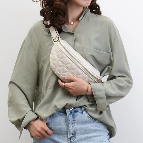 UrbanFlex Bag - Stilvolle Hüft- & Crossbody Tasche aus tierfreiem Leder