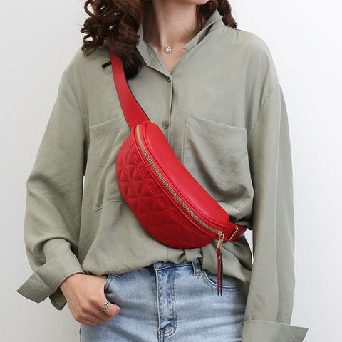UrbanFlex Bag - Stilvolle Hüft- & Crossbody Tasche aus tierfreiem Leder