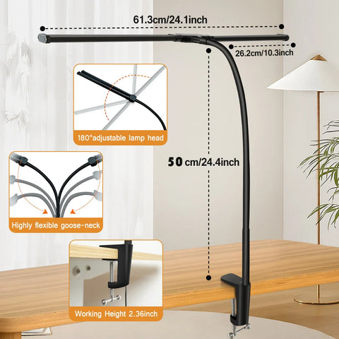 Slimme Schreibtischlampe - Flexible Beleuchtung für Zuhause und Büro