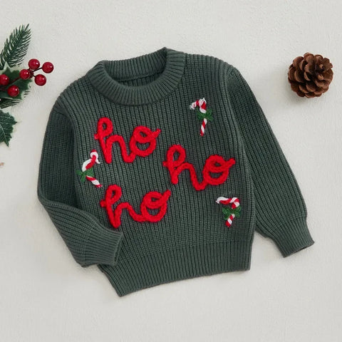Ho Ho Ho Pullover für Kinder - Festliche Wärme