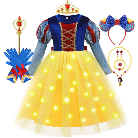 Sophia Verzauberndes Prinzessinnenkleid für Kinder - Magisches Cosplay-Outfit für Feste