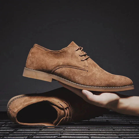 Klassische Eleganz Wildleder Oxford – Komfort und Stil für Herren
