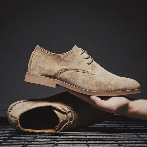 Klassische Eleganz Wildleder Oxford – Komfort und Stil für Herren