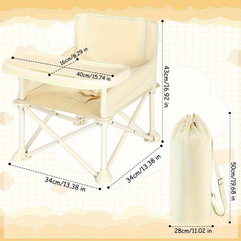 Tragbarer Klappbarer Babyhochstuhl – Leichtgewichtig & Kompaktes Design
